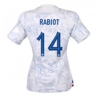 Camisa de time de futebol França Adrien Rabiot #14 Replicas 2º Equipamento Feminina Mundo 2022 Manga Curta
